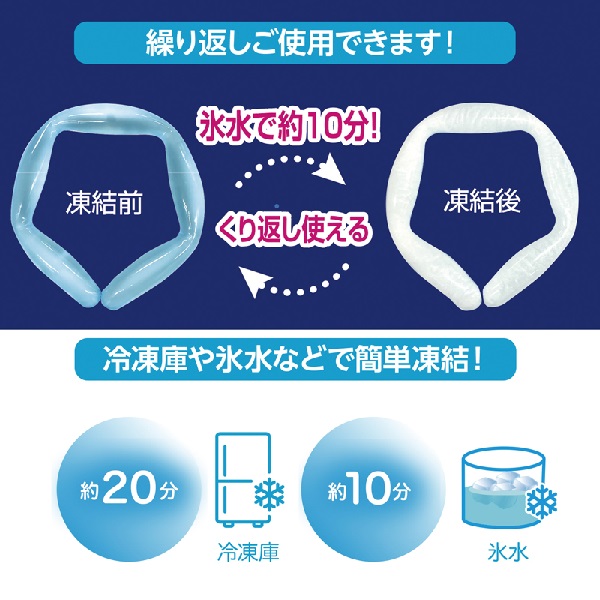 新素材ネッククーラー　ペンタクール　※