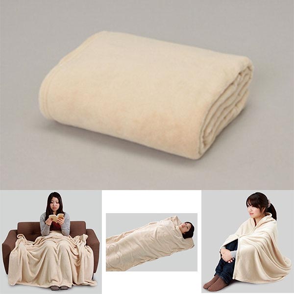 3WAY毛布/アイリスオーヤマ　※