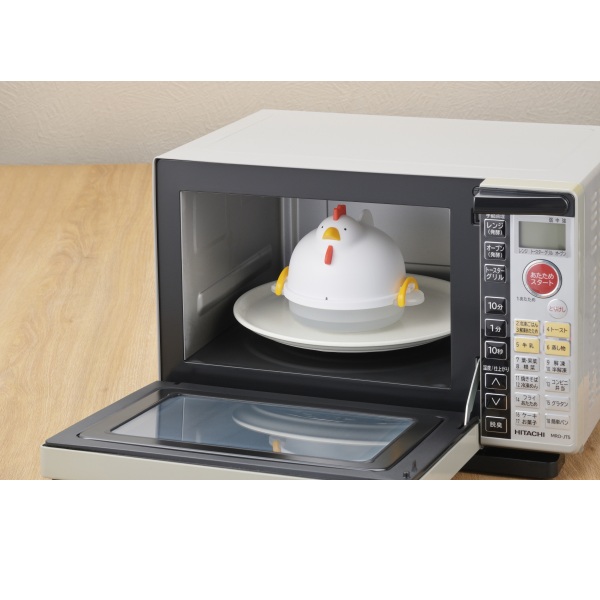 レンジでらくチン!ゆでたまご にわとり型 4個用