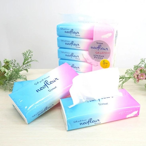 ソフトパックティッシュ5個パック NEO FLEUR