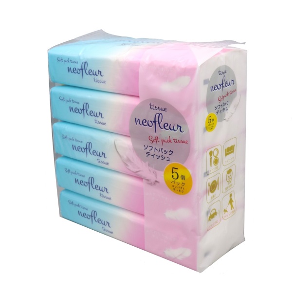 ソフトパックティッシュ5個パック NEO FLEUR